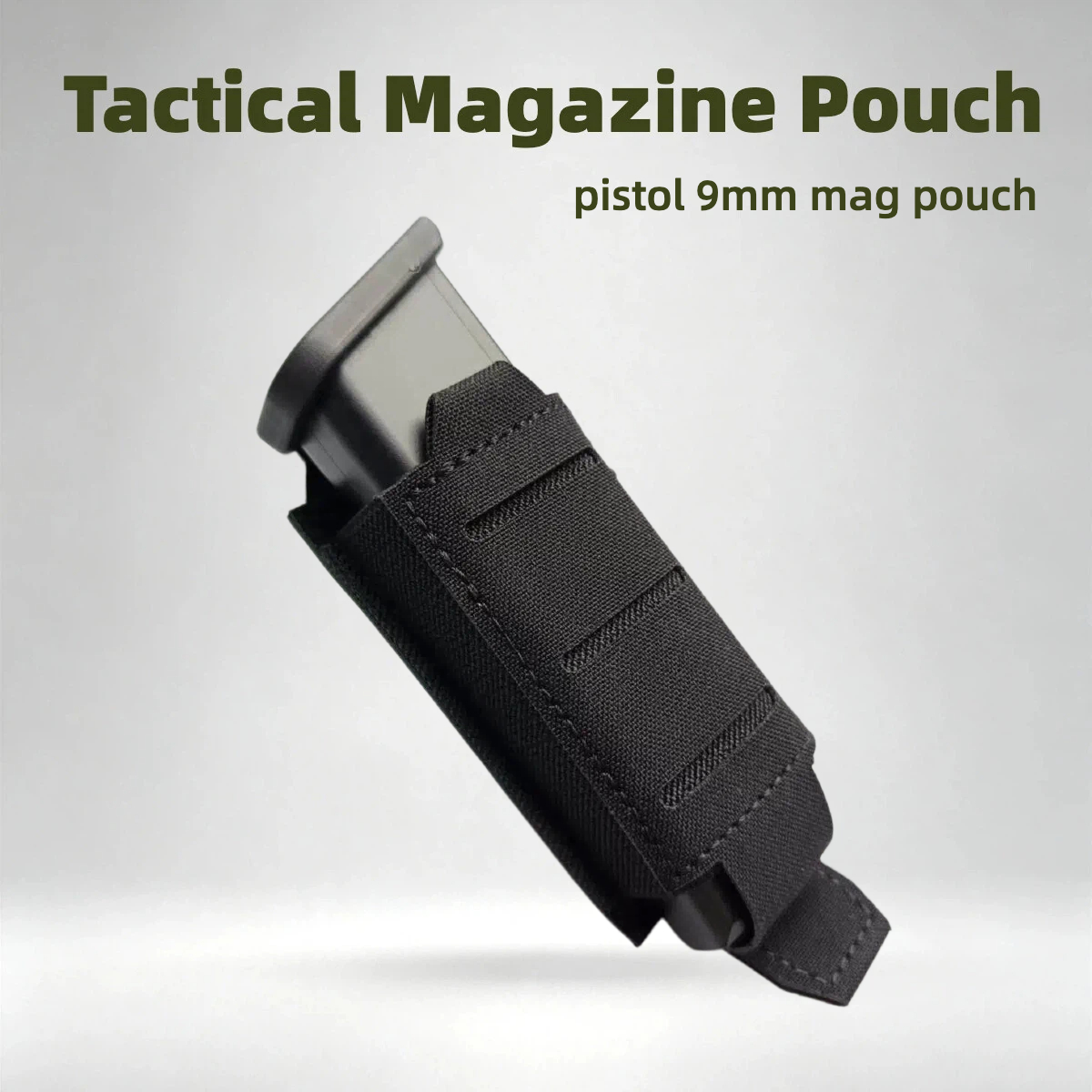 Edc Carry Knife - Laser Cut Single 9mm Mag Pouch