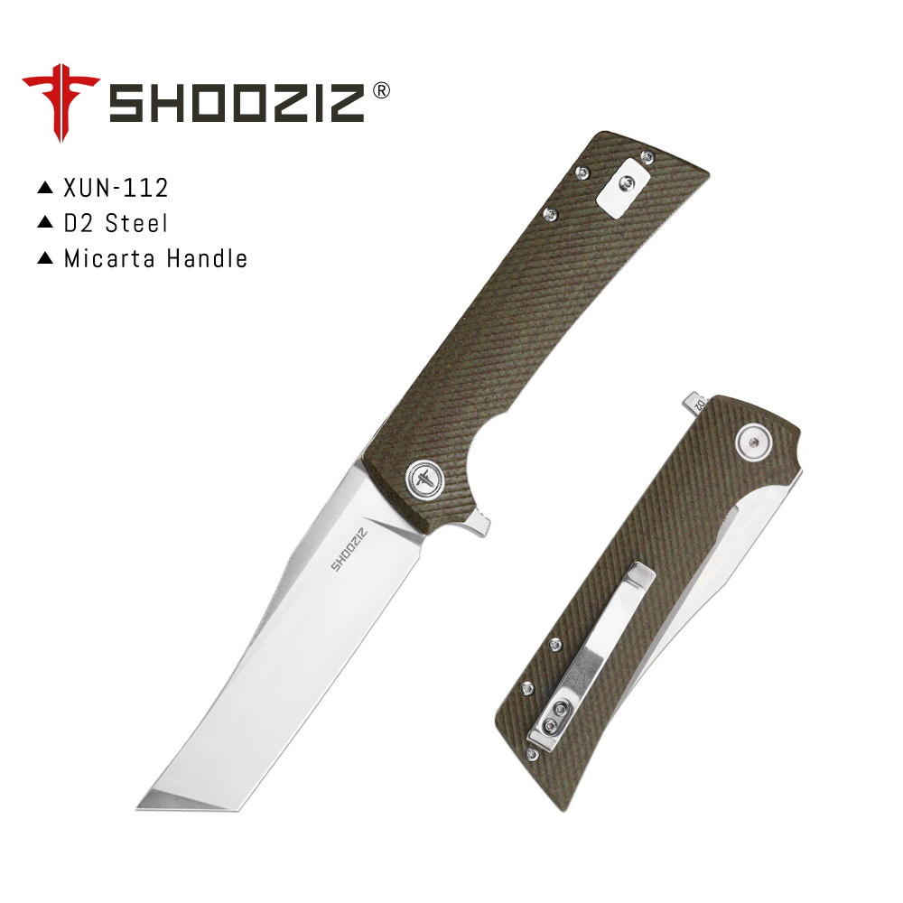 Shooziz XUN112 EDC Folding Kni - Edc Carry Clip recension och pris