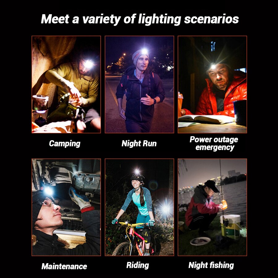 Rechargeable Hands-Free Led He - Keychain Flashlight recension och pris