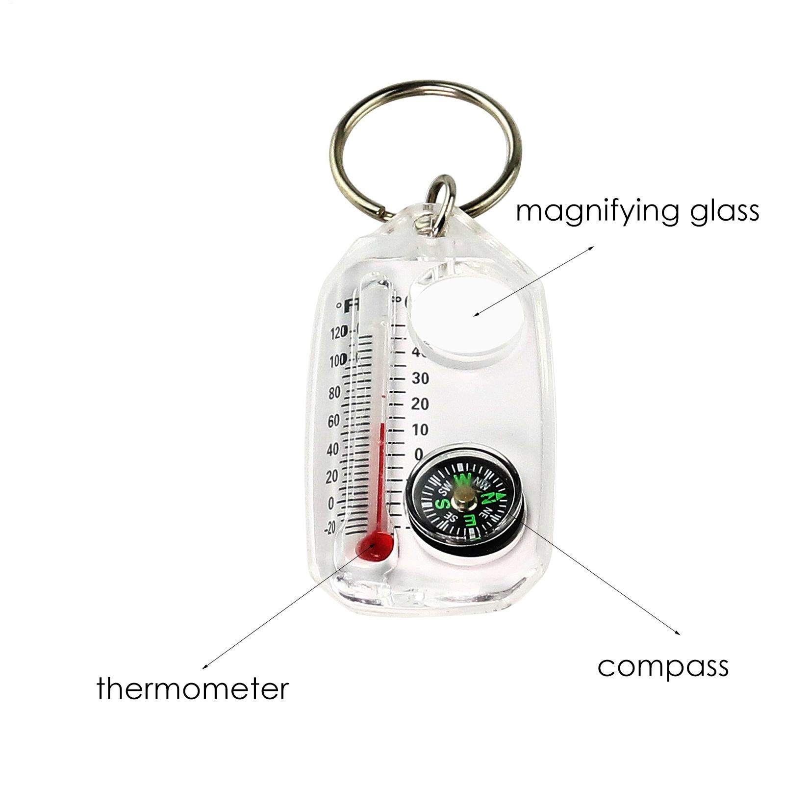 Multifunction Mini Keychain Ca - Compass Keychain Mini recension och pris