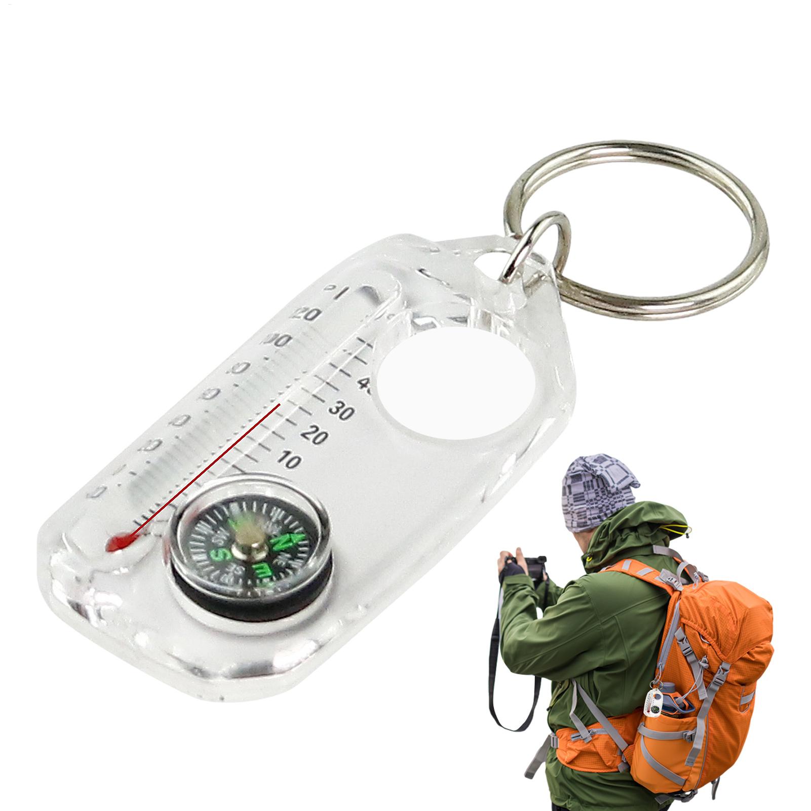 Multifunction Mini Keychain Ca - Compass Keychain Mini recension och pris