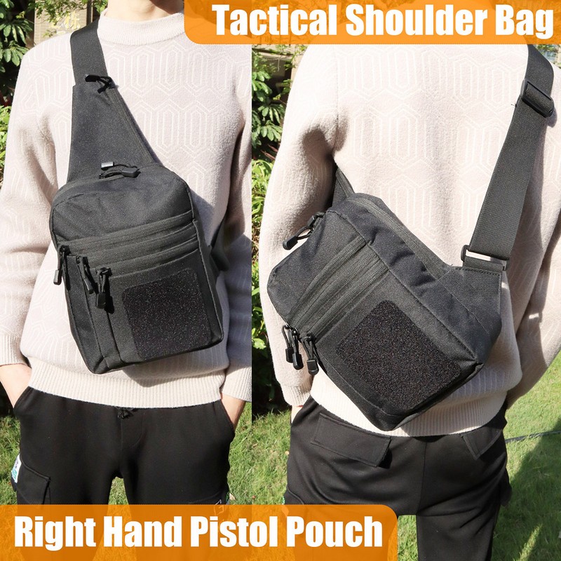 New Tactical Chest Bag Pistol  - Edc Concealed Carry Backpack recension och pris