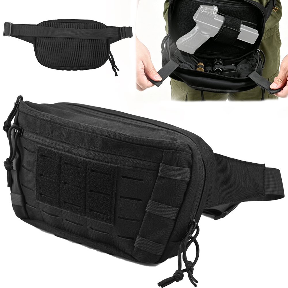 Tactical Pistol Waist Bag CCW  - Edc Pistol Carry Bag recension och pris