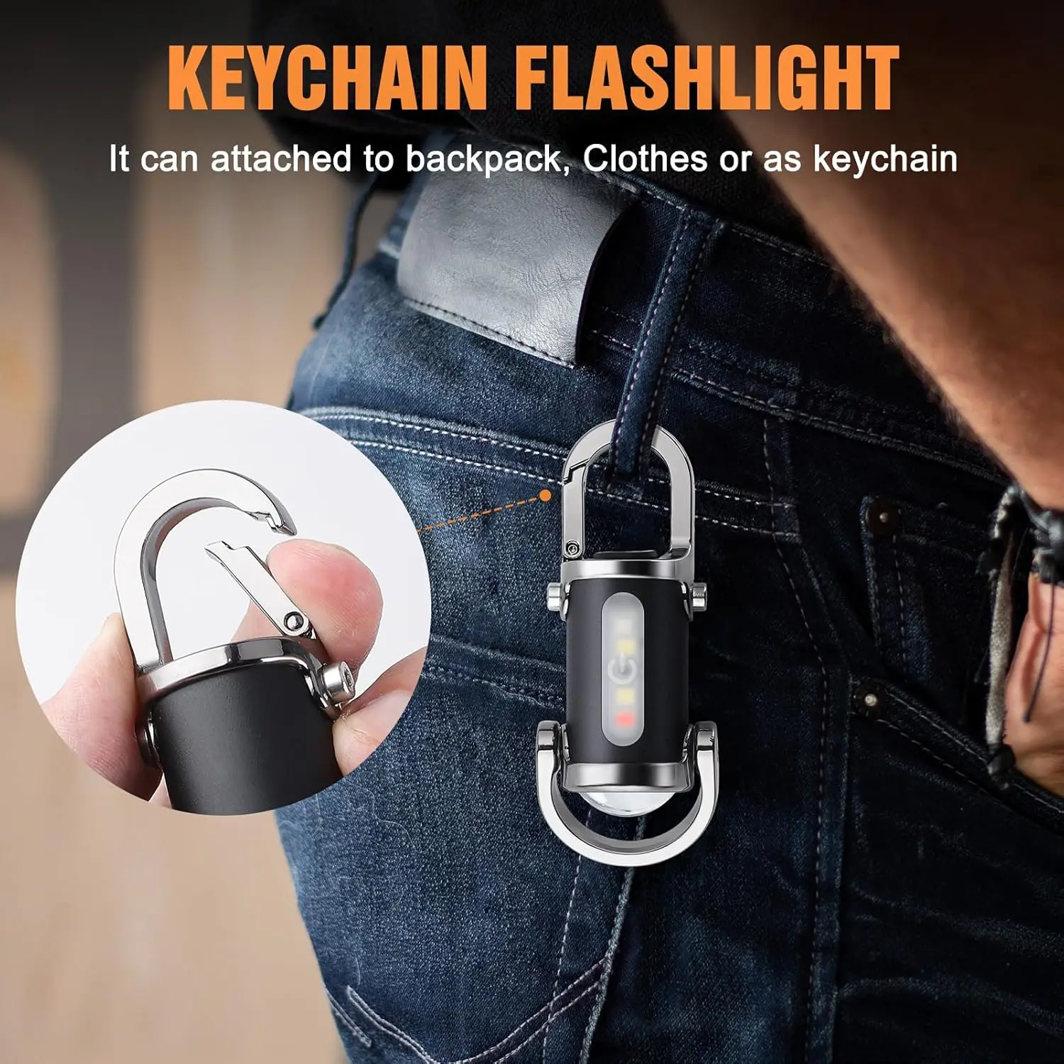 Mini Keychain Flashlight Recha - Keychain Flashlight recension och pris
