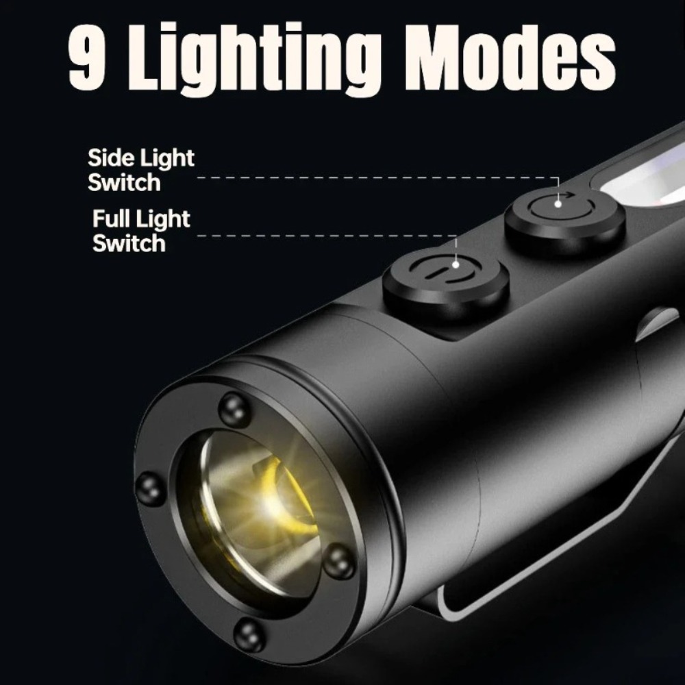 Mini Outdoor Flashlight Type C - Keychain Flashlight recension och pris
