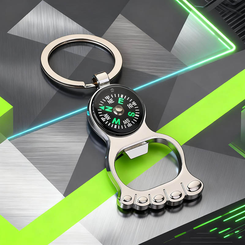 Unique Nautical Compass Keycha - Compass Keychain Mini recension och pris