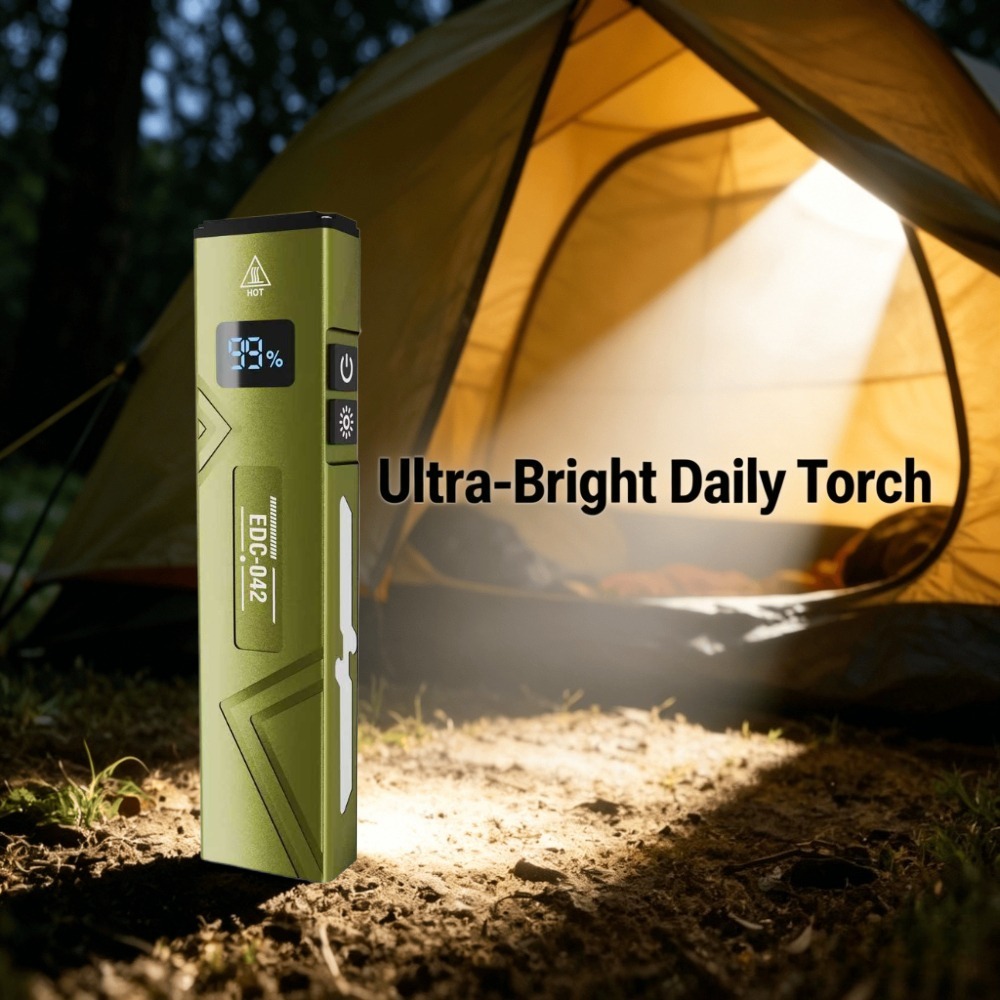 EDC Flashlight Rechargeable UV - Edc Carry Clip recension och pris