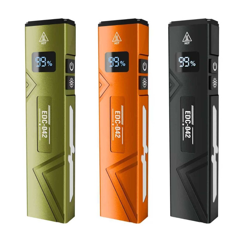 EDC Flashlight Rechargeable UV - Edc Carry Clip recension och pris