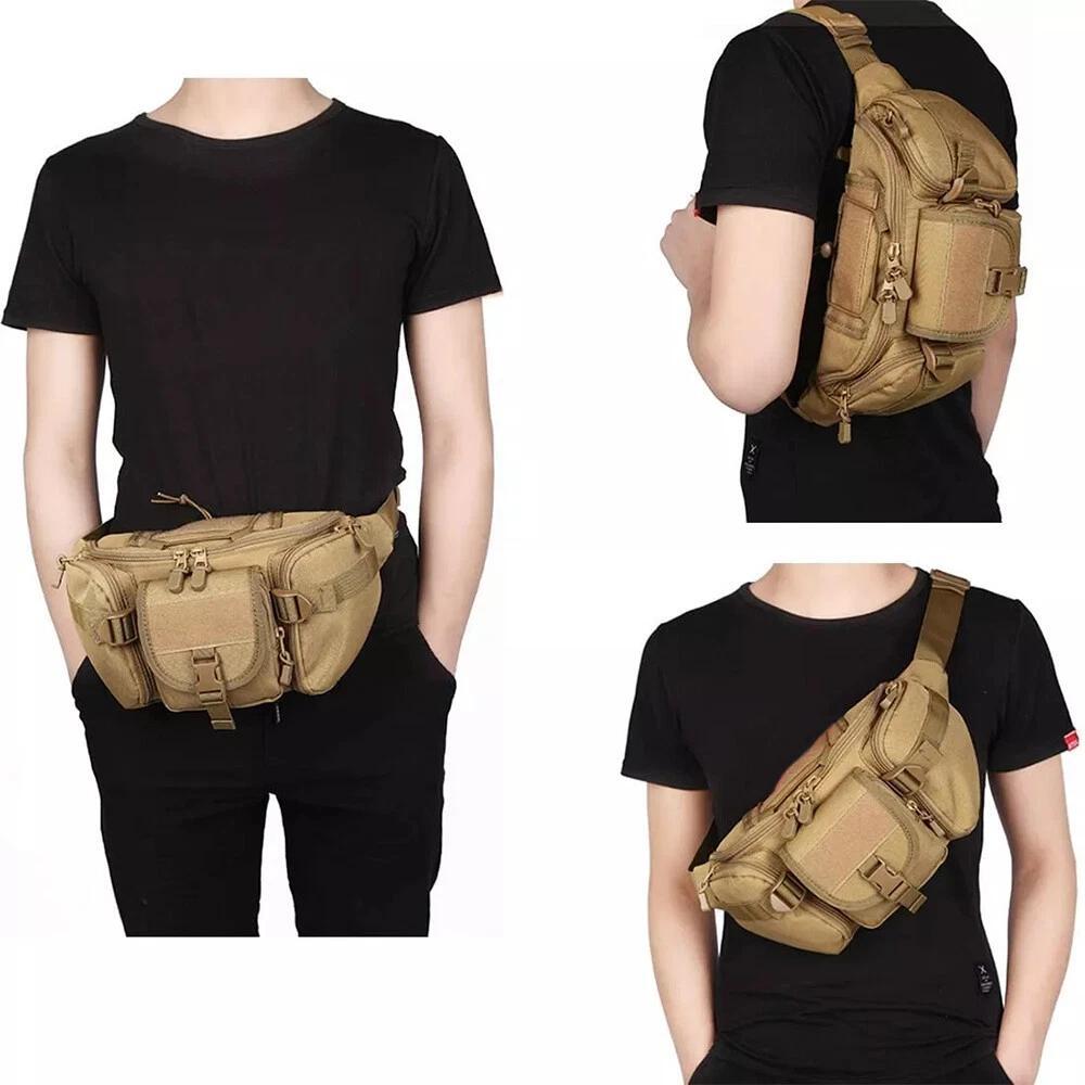 Tactical Fanny Pack for Men Co - Edc Pistol Carry Bag recension och pris
