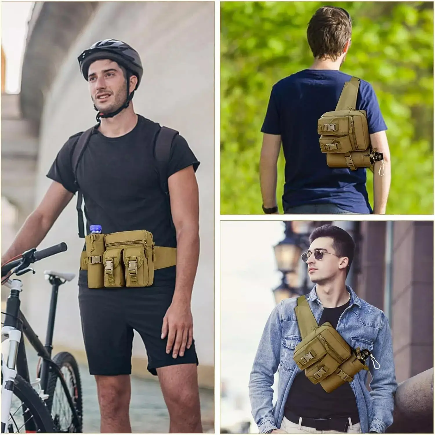 Tactical Fanny Pack for Men Co - Edc Pistol Carry Bag recension och pris