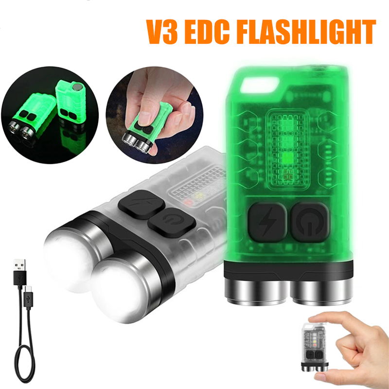 V3 EDC Flashlight Mini Keychai - Keychain Flashlight recension och pris