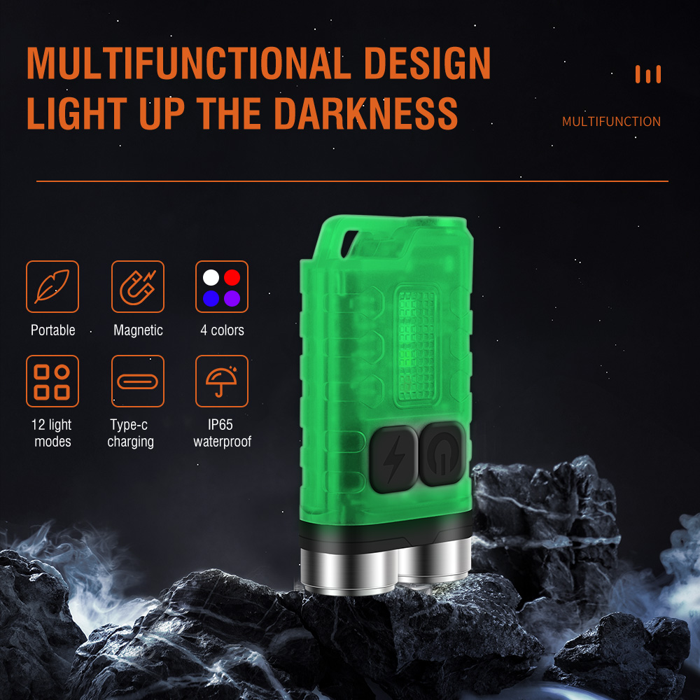 V3 EDC Flashlight Mini Keychai - Keychain Flashlight recension och pris