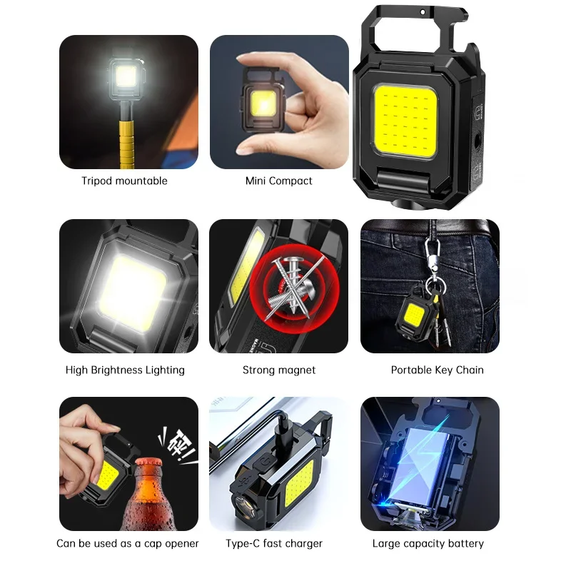 Mini Flashlight Keychain Light - Keychain Flashlight recension och pris