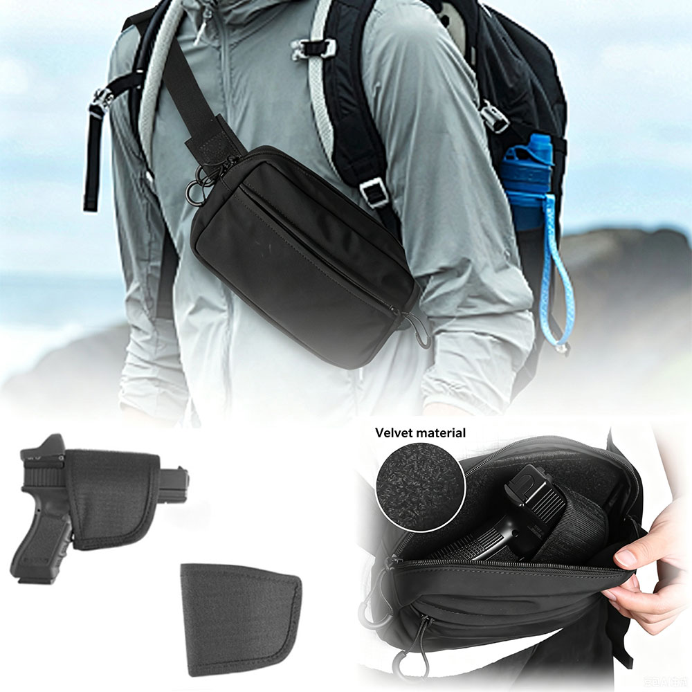 Concealed Carry Waist Bag Tact - Edc Pistol Carry Bag recension och pris