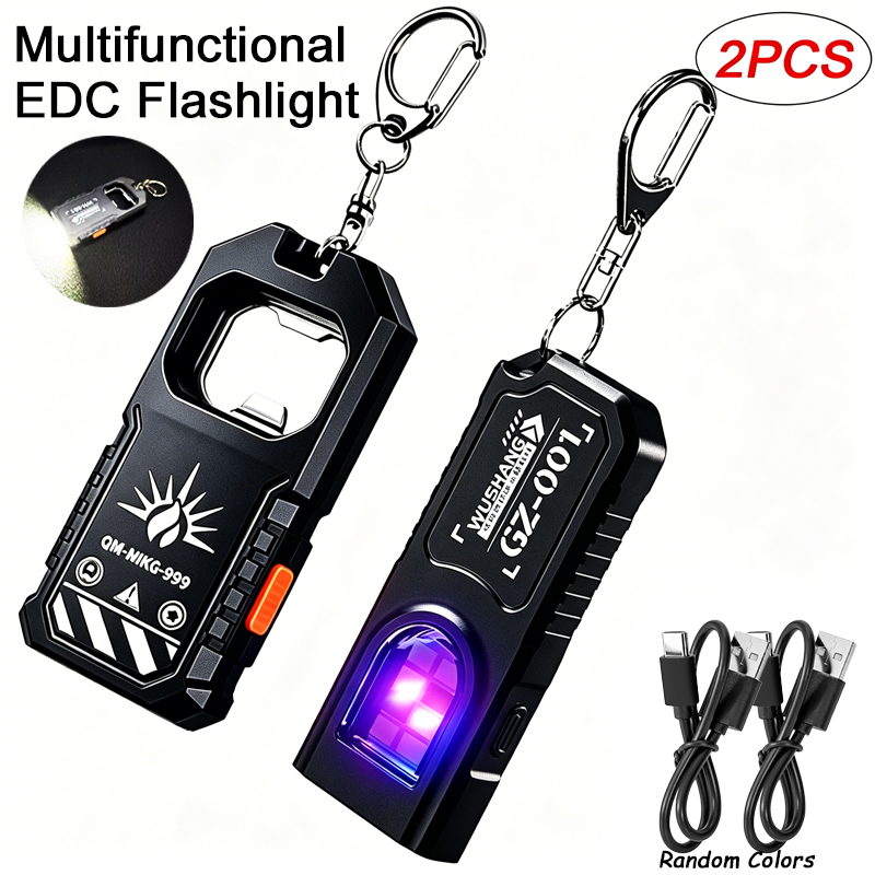 2Pcs Portable LED COB Keychain - Keychain Flashlight recension och pris