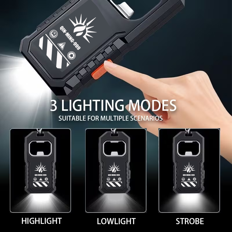 2Pcs Portable LED COB Keychain - Keychain Flashlight recension och pris