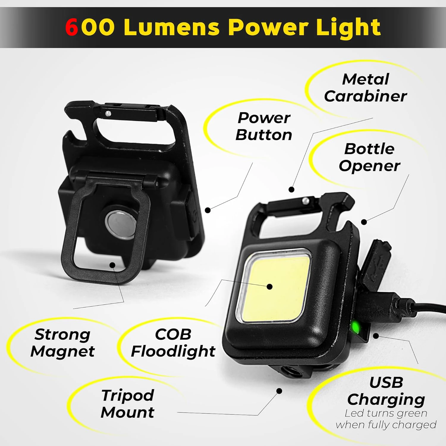 Portable Keychain Light Mini M - Keychain Flashlight recension och pris