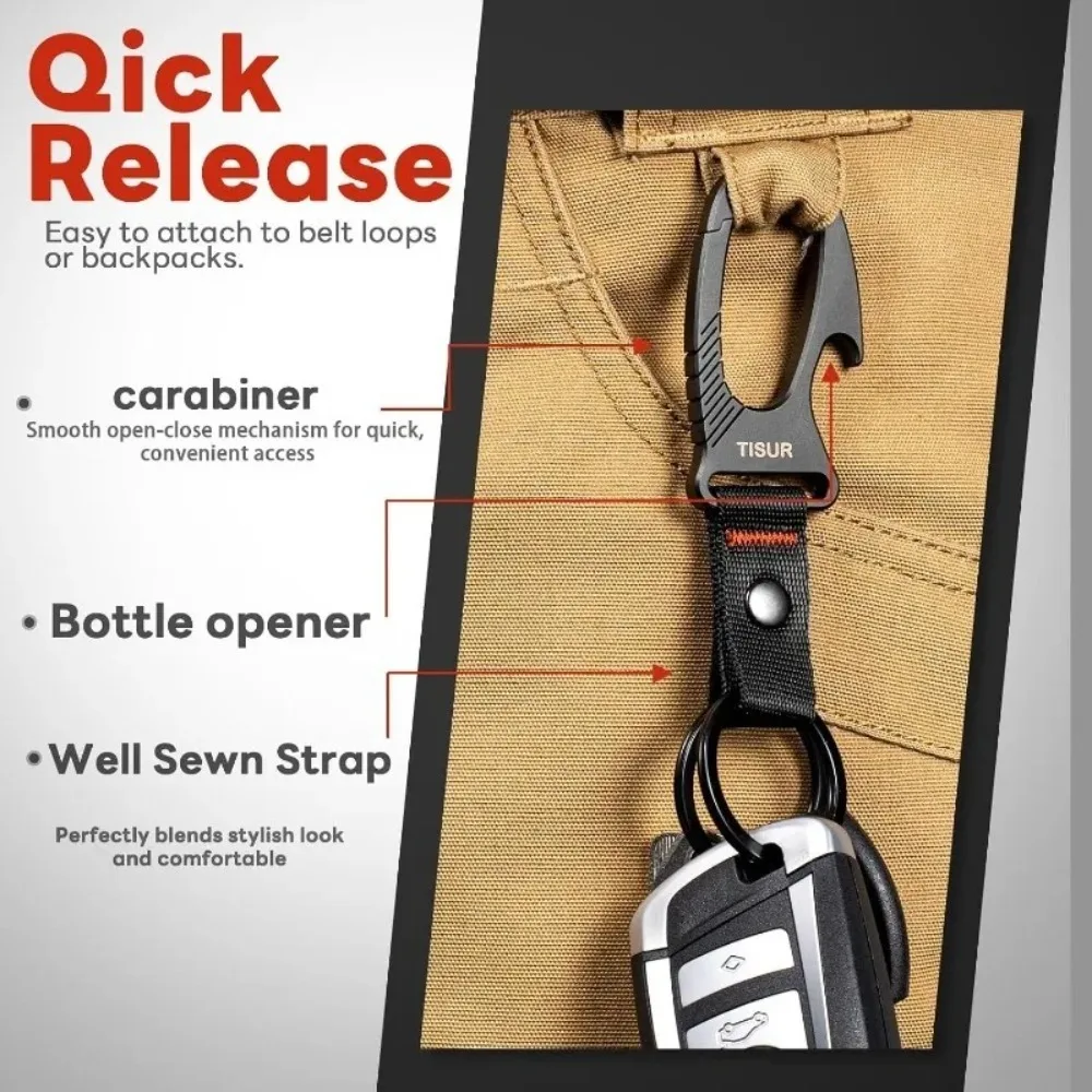 Titanium Carabiner Keychain Cl - Edc Carry Clip recension och pris