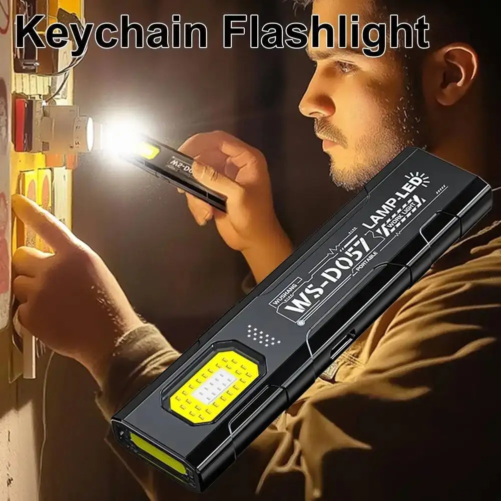 Powerful Mini COB Keychain Fla - Keychain Flashlight recension och pris