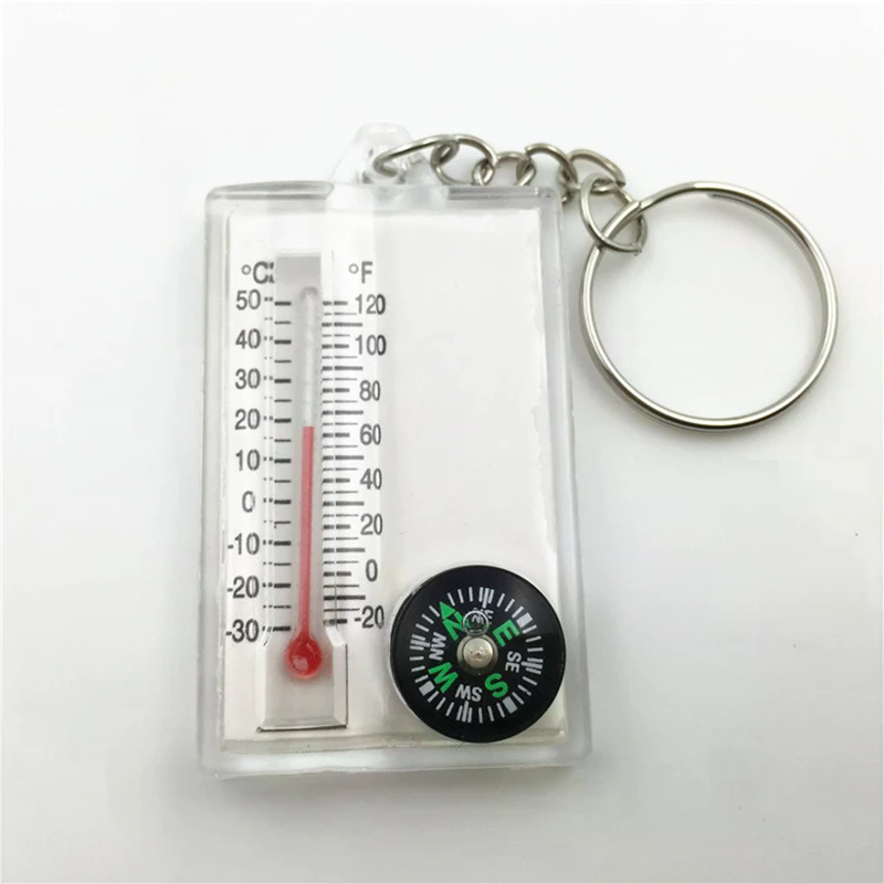 Outdoor Mountaineering Buckle  - Compass Keychain Mini recension och pris
