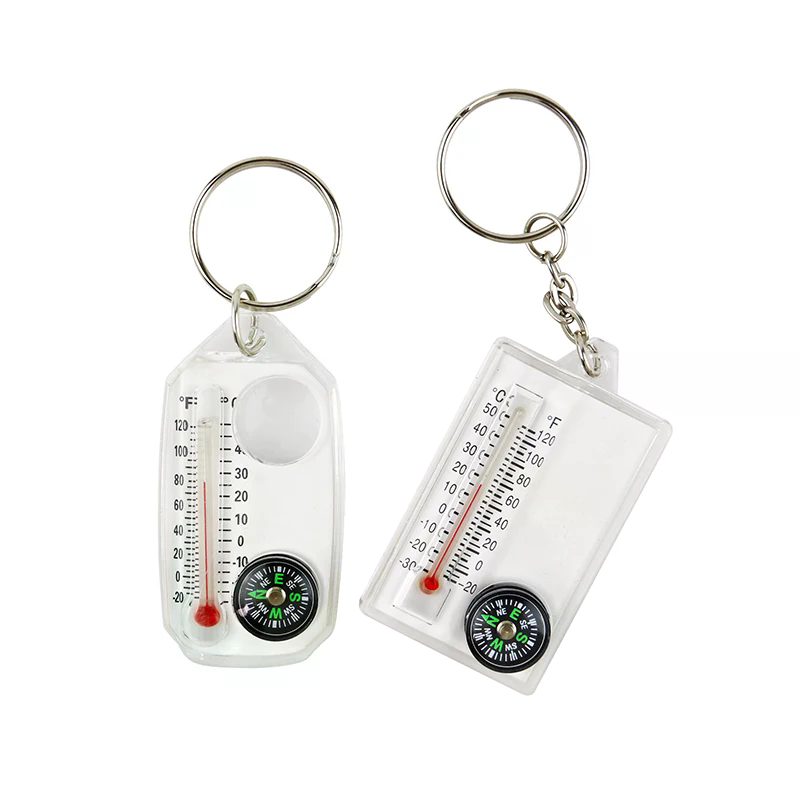 Outdoor Mountaineering Buckle  - Compass Keychain Mini recension och pris