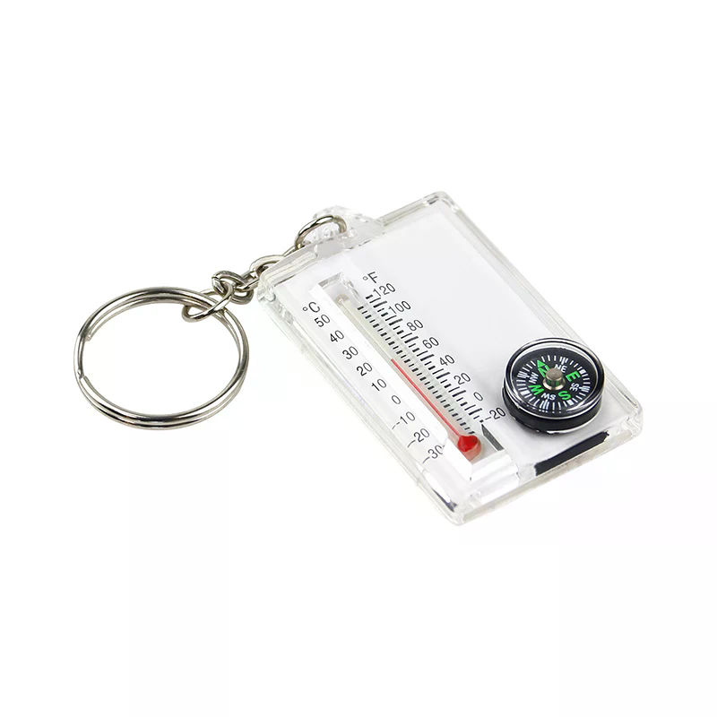 Outdoor Mountaineering Buckle  - Compass Keychain Mini recension och pris