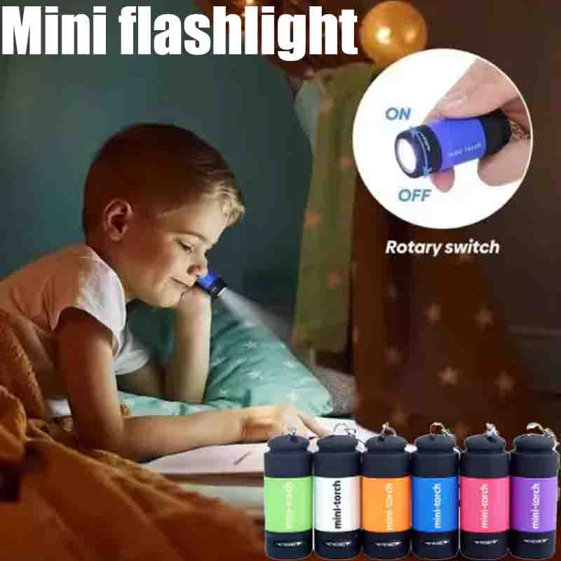 USB Rechargeable Camping Mini  - Keychain Flashlight recension och pris