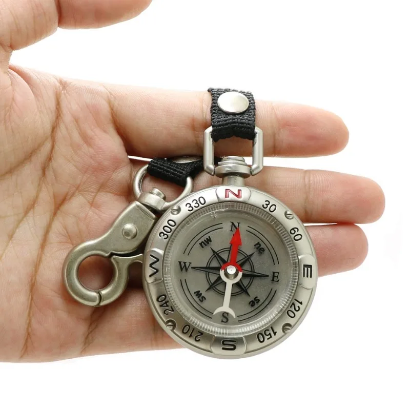 GEFENSI Mini Compass With Lany - Compass Keychain Mini recension och pris