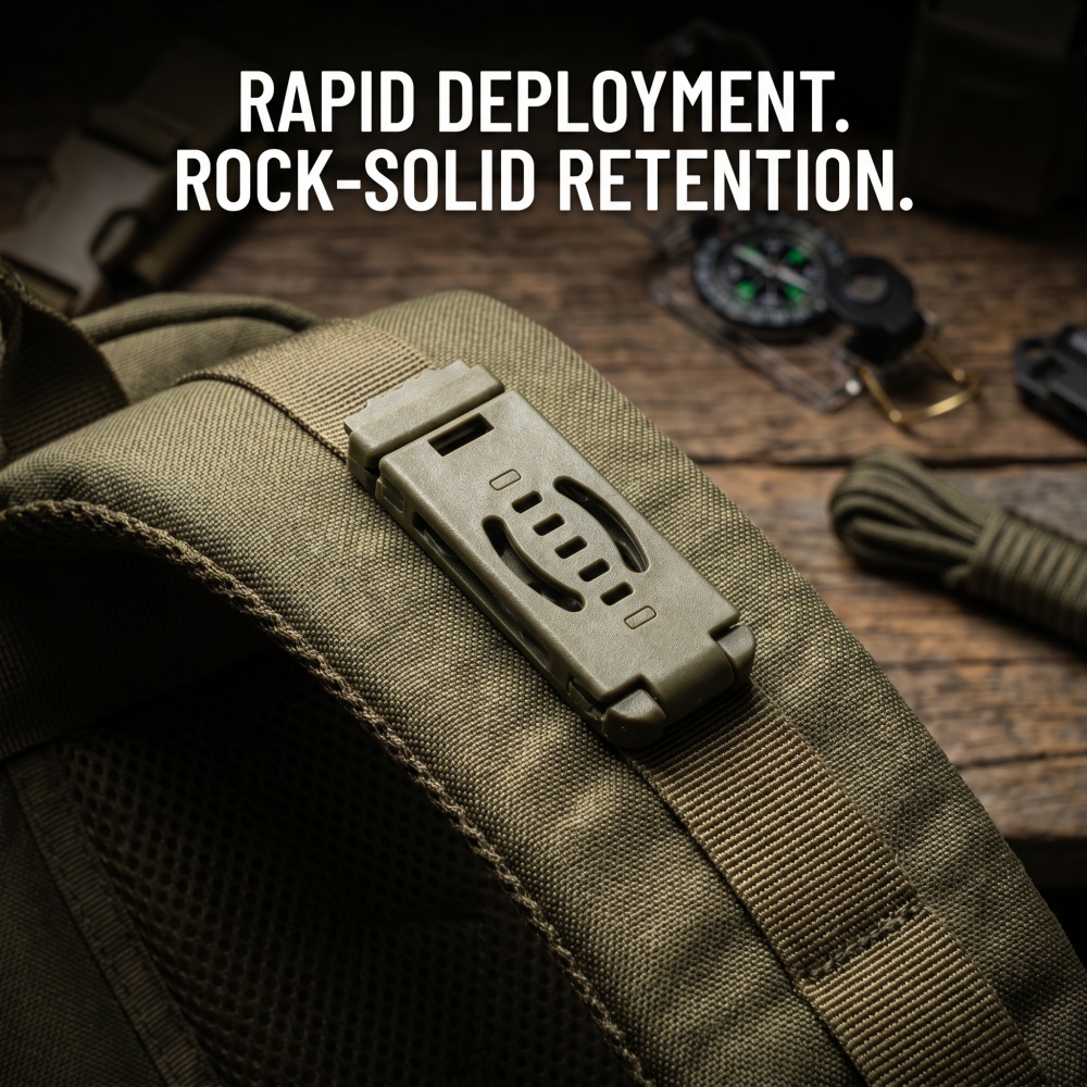 DIY Kydex Holster MOLLE Back C - Edc Carry Clip recension och pris