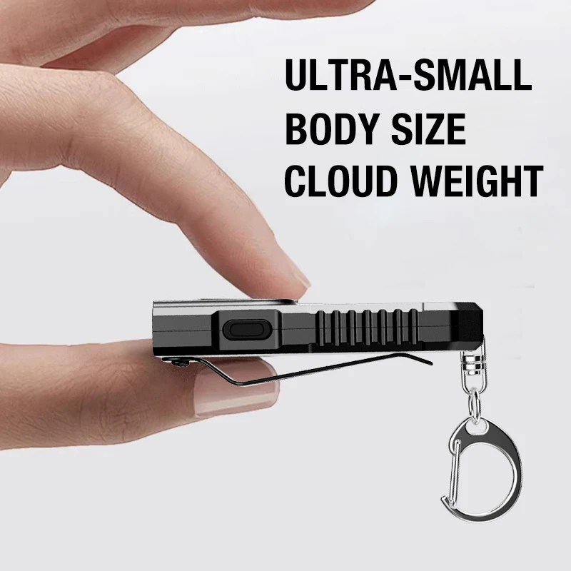 Portable Waist Hanging Keychai - Keychain Flashlight recension och pris