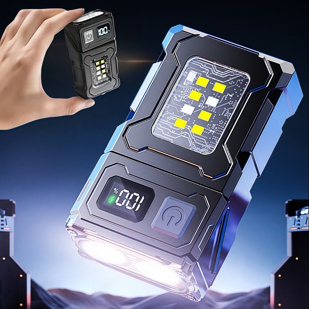 Rechargeable Mini LED Flashlig - Keychain Flashlight recension och pris