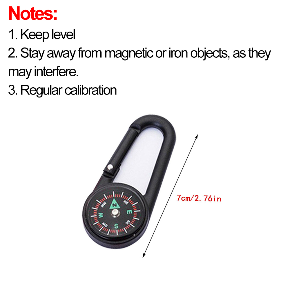 Mini Outdoor Compass Carabiner - Compass Keychain Mini recension och pris