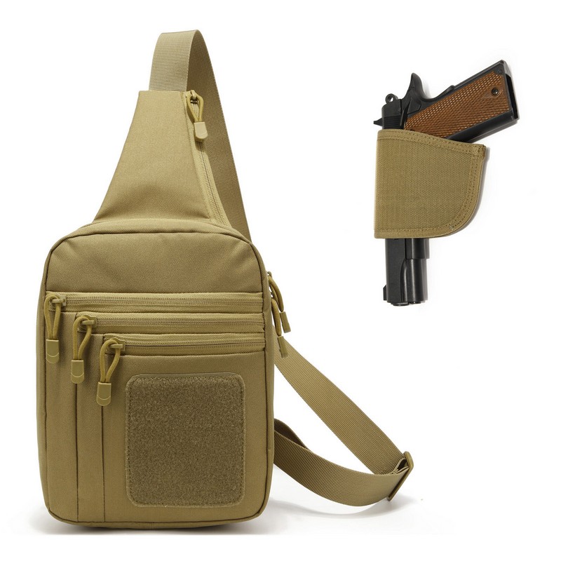 New Tactical Chest Bag Pistol  - Edc Concealed Carry Backpack recension och pris
