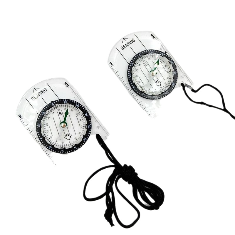 1pc/2pc New Outdoor mini Acryl - Compass Keychain Mini recension och pris