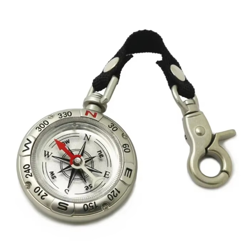 Mini Compass With Lanyard Key  - Compass Keychain Mini recension och pris
