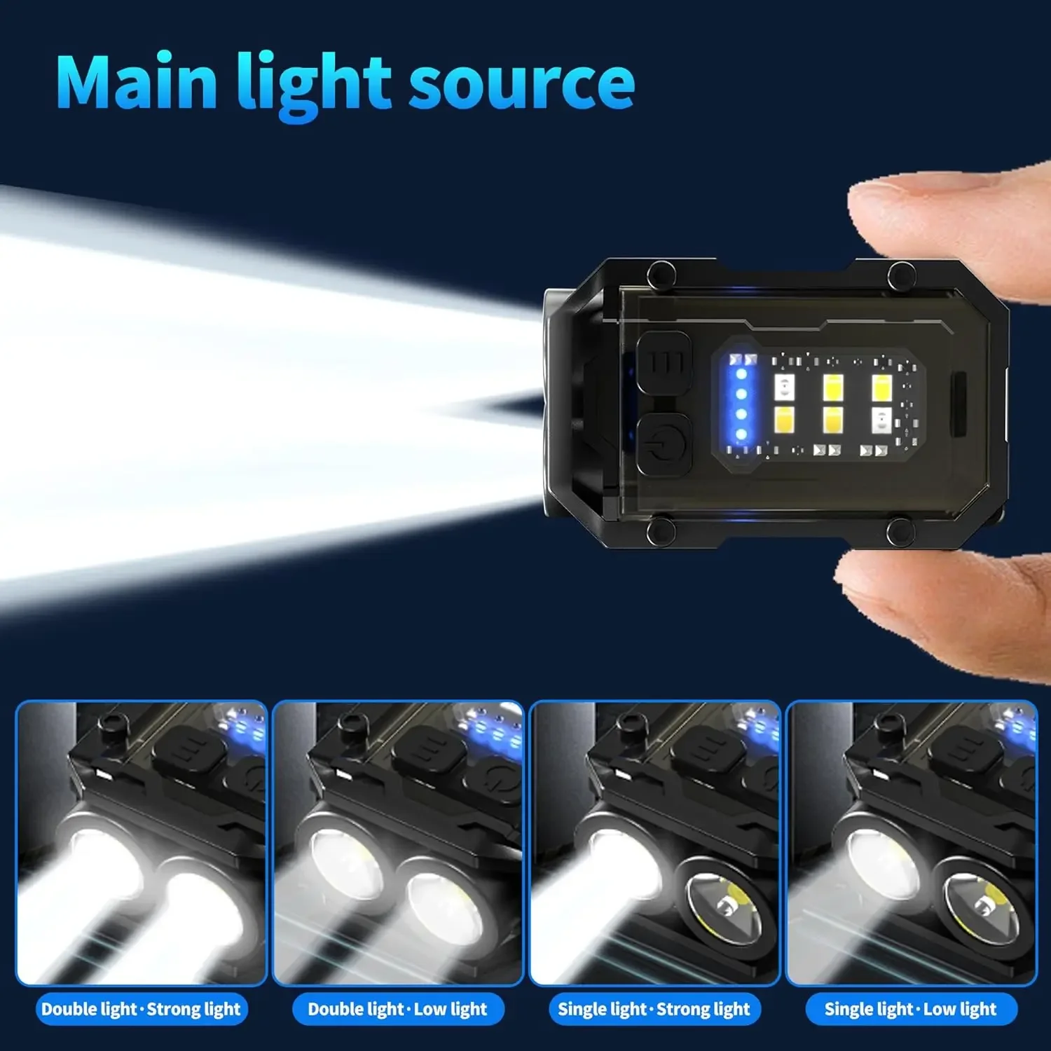 Mini COB Keychain Flashlight,C - Keychain Flashlight recension och pris