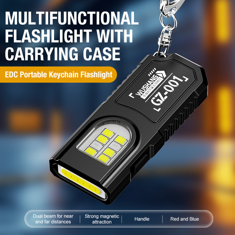 Portable Keychain LED COB Flas - Keychain Flashlight recension och pris