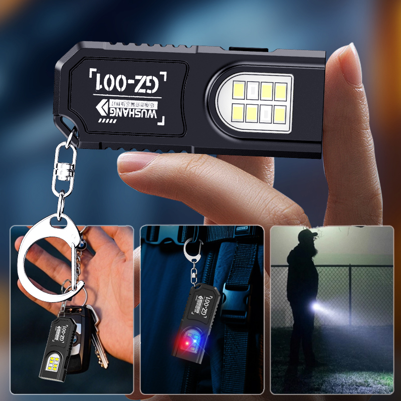 Portable Keychain LED COB Flas - Keychain Flashlight recension och pris