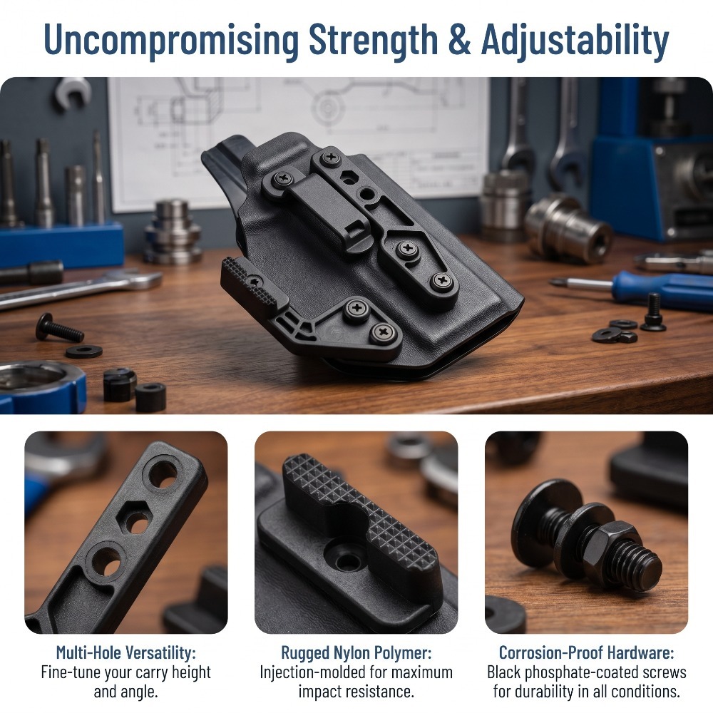 Injection Nylon Kydex Sheath C - Edc Carry Clip recension och pris