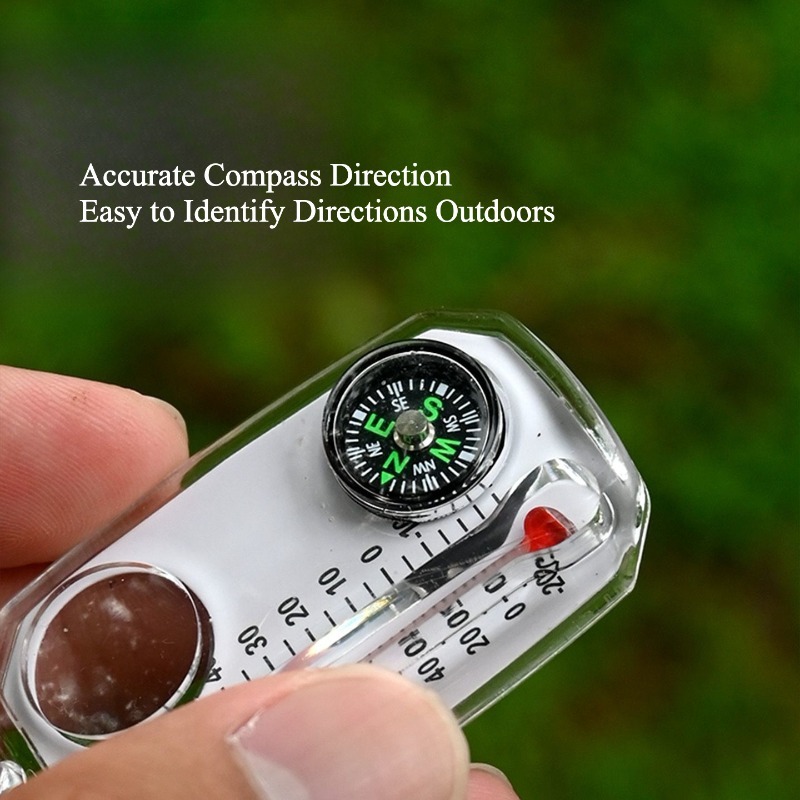 Outdoor Survival Compass Keych - Compass Keychain Mini recension och pris