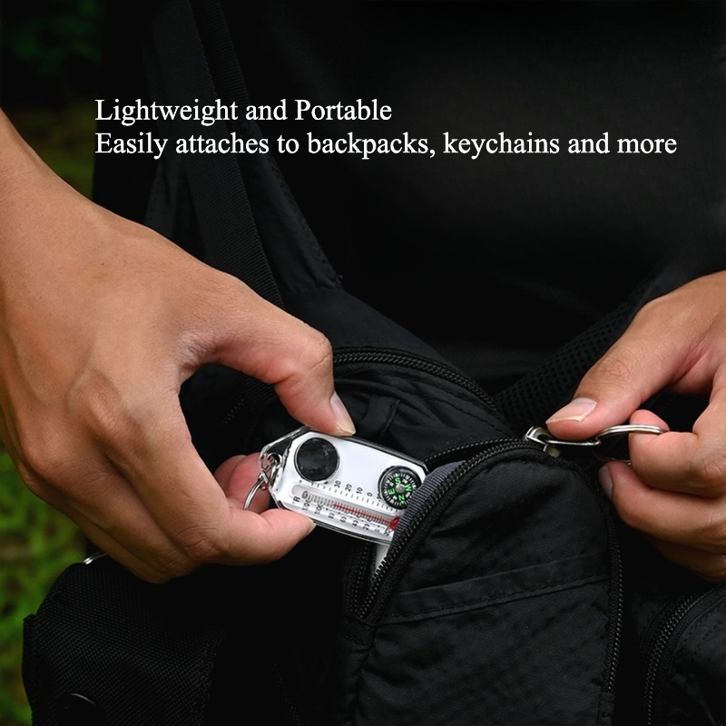 Outdoor Survival Compass Keych - Compass Keychain Mini recension och pris