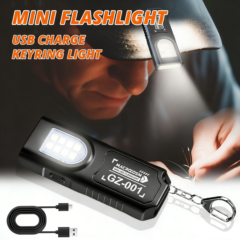LED Keychain Flashlight Type C - Keychain Flashlight recension och pris
