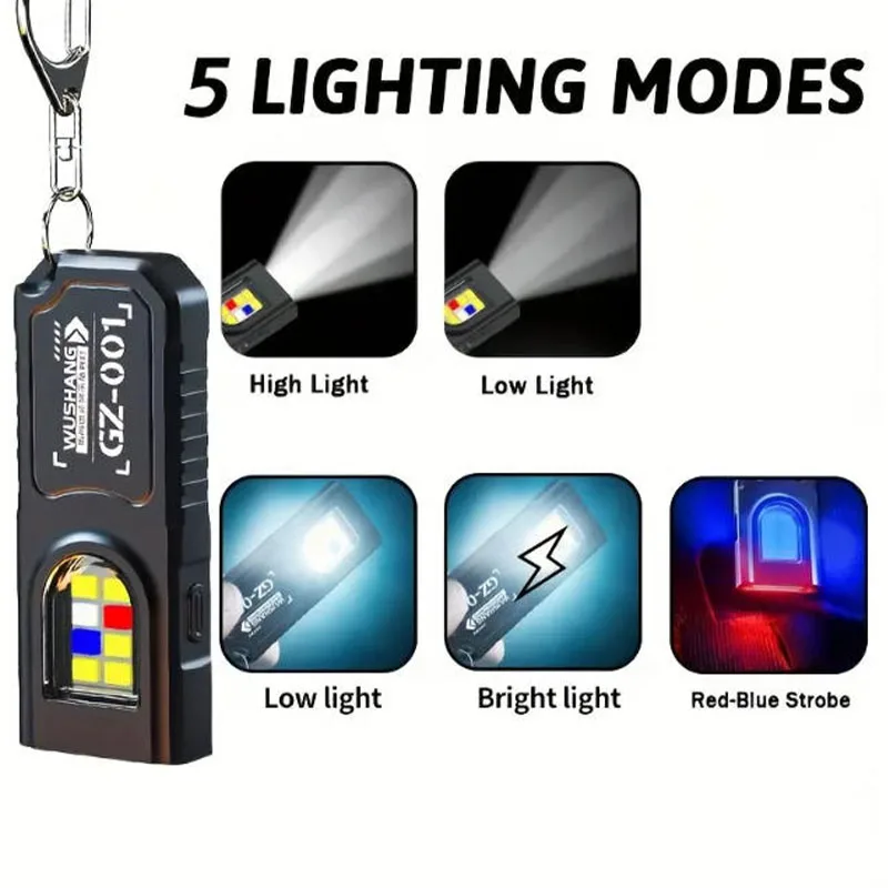 LED Keychain Flashlight Type C - Keychain Flashlight recension och pris