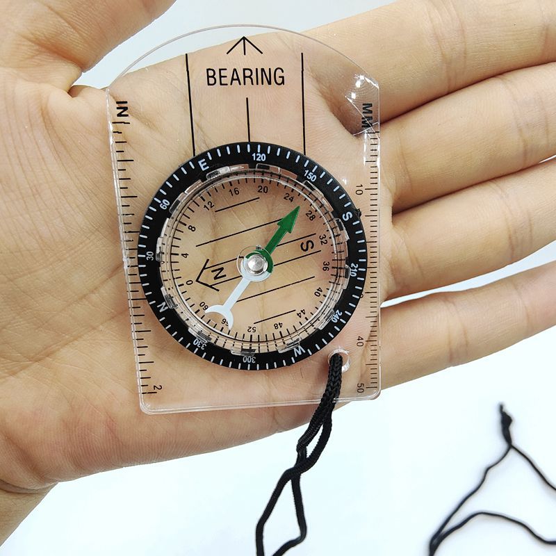 1pc new outdoor mini acrylic t - Compass Keychain Mini recension och pris